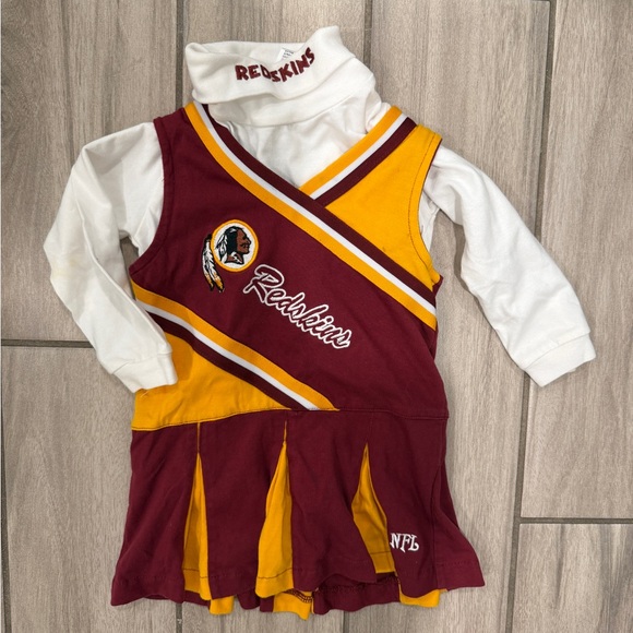 NFL Other - Vintage Y2K Washington Redskins NFL Toddler Cheerleader Dress